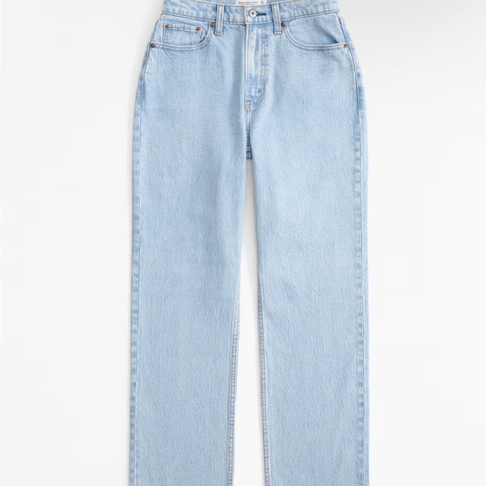 14/32 Curve Love High Rise Vintage 90s Straight Jean Abercrombie NWT